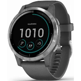 Умные часы Garmin Vivoactive 4 Wi-Fi NFC, серебристый/серый